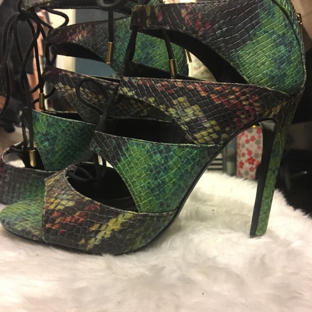 Green Steve Madden Heels